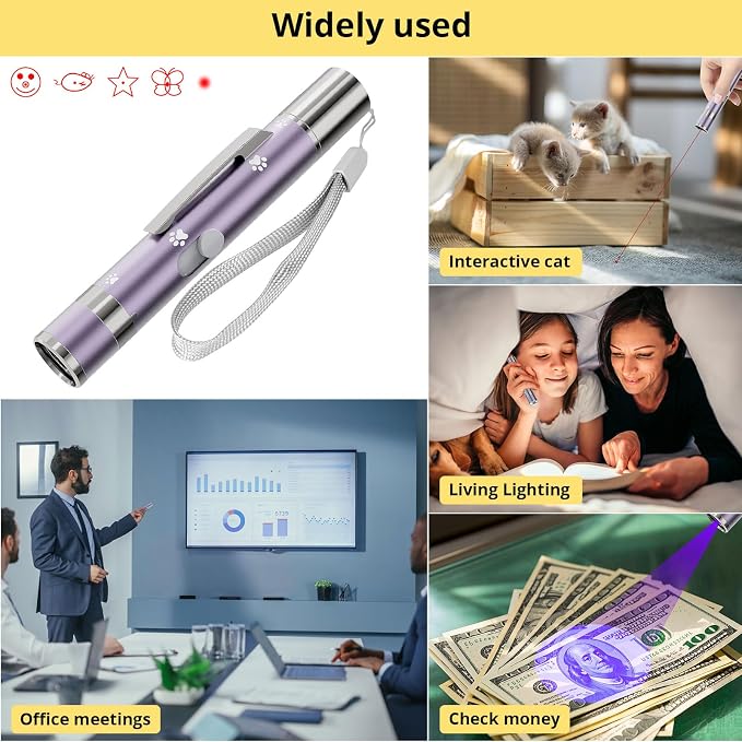 Cat Toys, Rechargeable, Interactive USB Chase Toy for Cats & Kittens