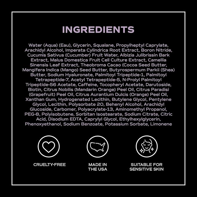 Masktini Side Eye All-In-One Eye Cream, 0.5 oz - Face Moisturizer - With Apple and Green Tea Extracts - Collagen Boosting - Eye Cream for Puffiness