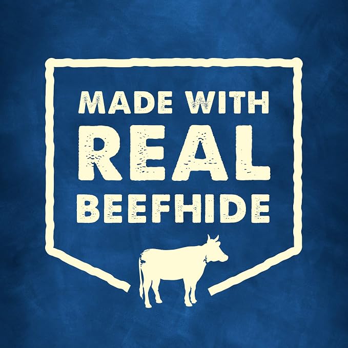 Purina Busy Rawhide Small/Medium Breed Dog Bones, Rollhide | Basted beefhide exterior with a savory middle and no artificial colors or flavors, long lasting chew that helps clean teeth