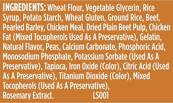 Nutrish Soup Bones Beef Dog Chews, 12.6 oz. Bag (6 Treats) (Rachael Ray) | Rawhide-Free, Contains No Artificial Flavors or By-Product Meals, Soft Texture, Easy on Gums, Resealable Bag