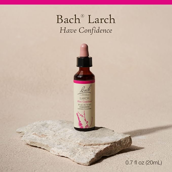 Bach Original Flower Remedies, Larch - Have Confidence - Natural Homeopathic Flower Essence for Emotional Balance - Vegan, Gluten Free, Sugar Free - 20mL Dropper