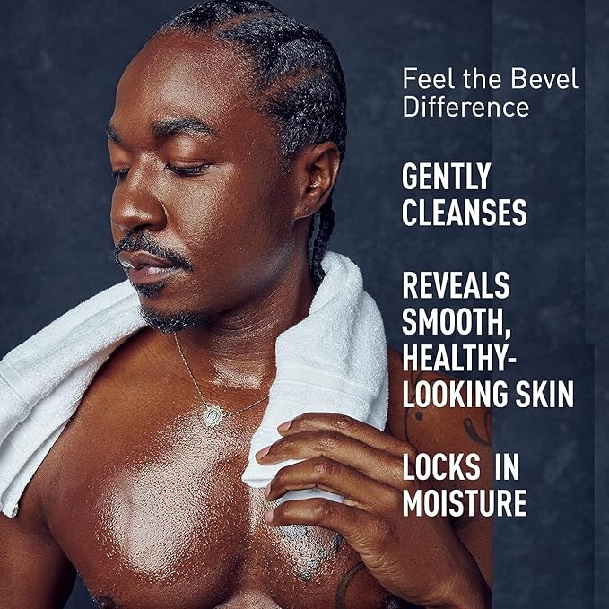 Bevel Moisturizing Body Wash for Men - Supreme Oak Scent with Shea Butter, Vitamin B, and Coconut Oil, 16 Oz(Packaging May Vary),2 Count (Pack of 2)