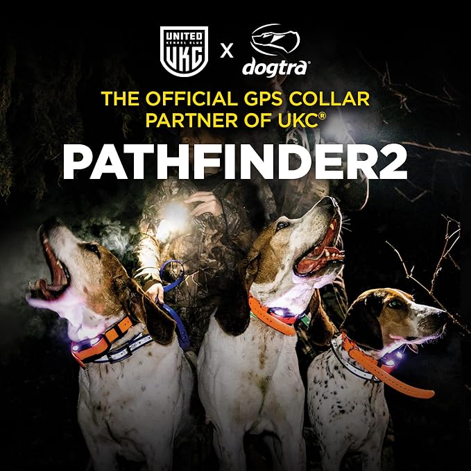 Dogtra PATHFINDER 2 MINI Additional Receiver Dog GPS Tracker e Collar Green LED Light No monthly fees Free App Waterproof Smartwatch control Satellite Real Time tracking long range Smartphone required