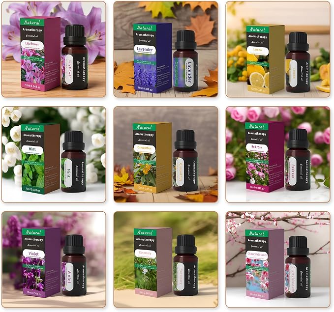 Aromatherapy Diffuser, Remote Control Essential Oil Diffuser 300ML, with 7 Color LED Light, Auto Off Timer Quiet for Bedroom Living Room Kitchen Home Gift