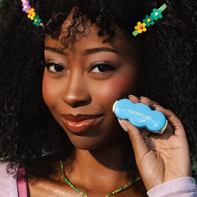 The Crème Shop Shimmer Pop Clip-On Lip Gloss | Korean Makeup, Cute Clip Accessory, Hydrating, Non-Sticky, Shea Butter, Hyaluronic Acid, Vitamine E- Gravity Glow