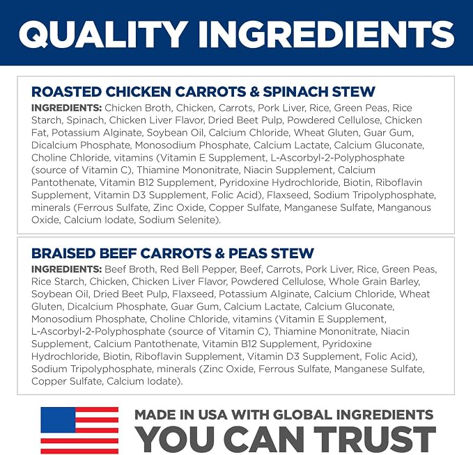 Hill's Science Diet Adult 1-6 Healthy Cuisine Wet Dog Food Variety Pack | #1 Veterinarian Recommended, Chicken & Beef, 12.5 oz. Cans, 12-Pack