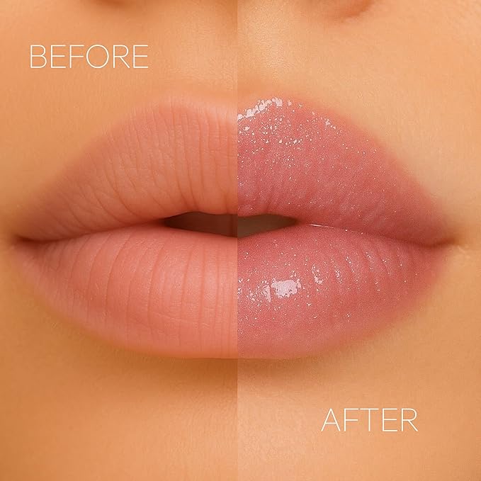 Formless Beauty by Jenny McCarthy – Manifest Lip Gloss (Plum-Mauve Glitter) – Clean, Hydrating, Non-Toxic, Vegan Shine