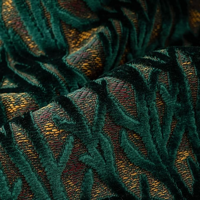 Green Twigs Throw Pillow Cover Branches Velvet Cushion Case Neutral Pillowcase for Sofa Couch Bedroom Living Room Home Decor,20x20 Inch