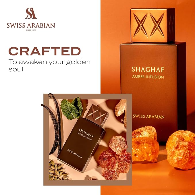 Swiss Arabian Shaghaf Amber Infusion Eau De Parfum EDP 75 ml