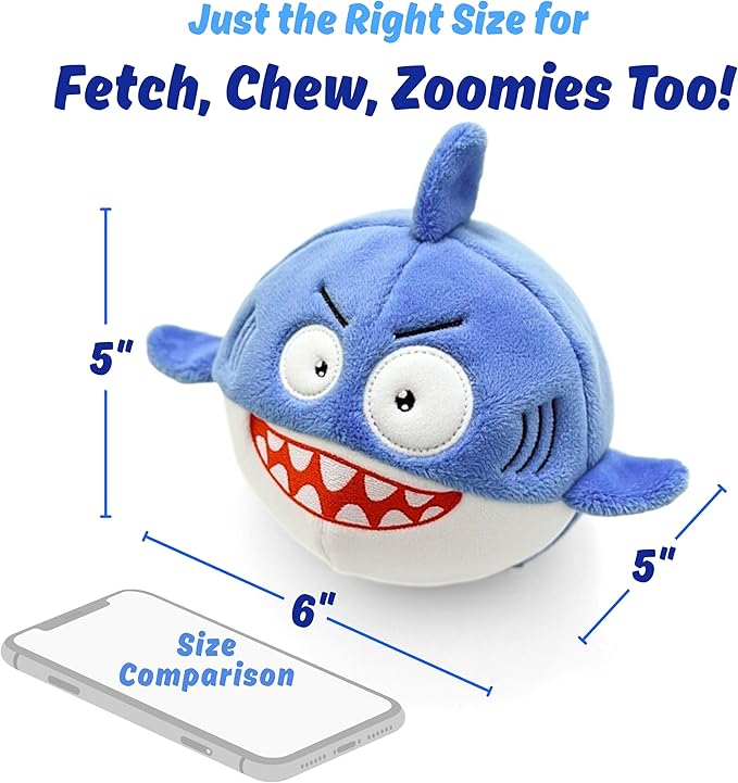 Dog Toy for Aggressive Chewers, Tough Squeaky Chew Ball, Large Breeds Gift