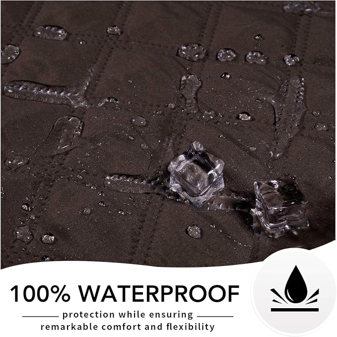 Easy-Going Waterproof Dog Bed Cover, Non-Slip Pet Blanket, 120x82in | Chocolate, Leakproof Couch Cover, Machine Washable Furniture Mattress Protector, Soft Sofa Mat For Dogs, Pet Friendly