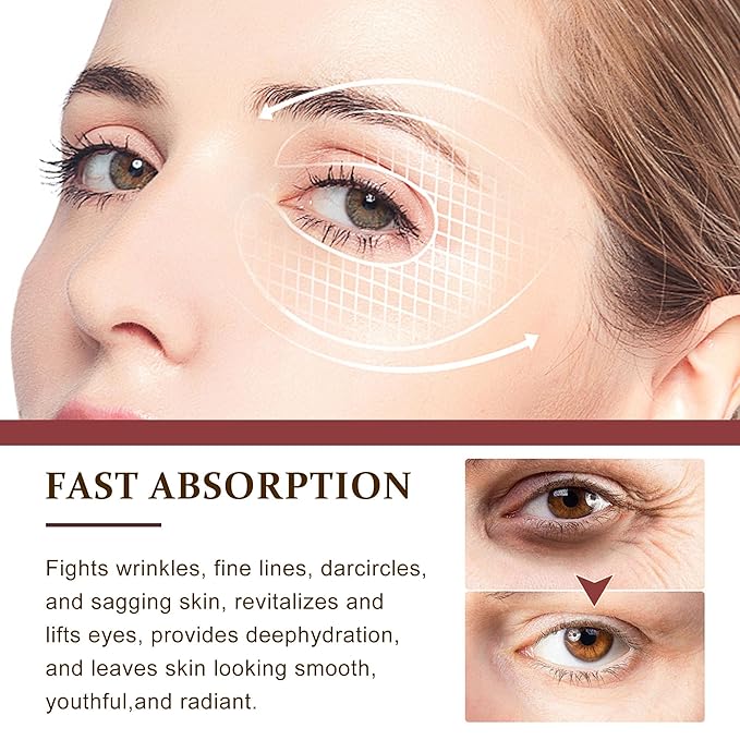 Ycz Under Eye Patches (60 ct) – Caffeine Eye Masks for Puffy Eyes, Dark Circles & Fine Lines, Hydrating Collagen Masks with Niacinamide for Depuffing, Anti-Aging 360° Full Eye Care, Gifts for Women