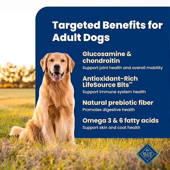 Blue Buffalo Life Protection Formula Salmon Adult Dry Dog Food, 5 lb | Real Salmon #1 Ingredient, Supports Immunity with Antioxidant-Rich LifeSource Bits, Promotes Healthy Muscle Development