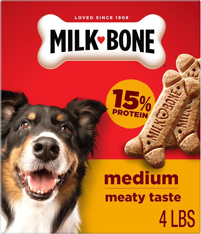 Milk-Bone Original Biscuits Medium Dog Treats, 4 Lb.