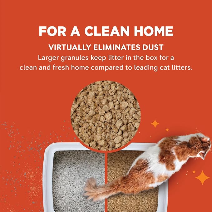 World's Best Cat Litter, Low Tracking & Dust Control, Unscented, 8 lb Bag