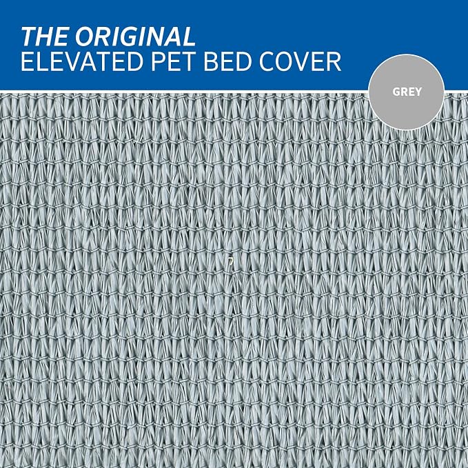 Coolaroo Original Pet Bed Replacement Cover - Grey - Large (43.5" x 31.5") (Pack of 3)