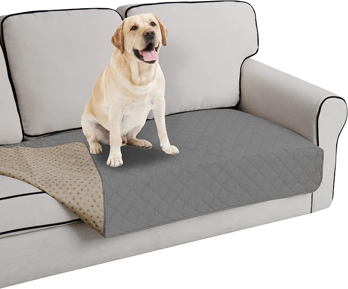 Easy-Going Waterproof Dog Bed Cover, Non-Slip Pet Blanket, 40x50in, Grey | Leakproof Couch Cover, Machine Washable Furniture Mattress Protector, Soft Sofa Mat For Dogs, Pet Friendly