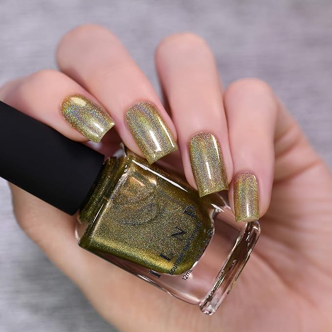 ILNP Happy Thoughts - Field Green Holographic Nail Polish