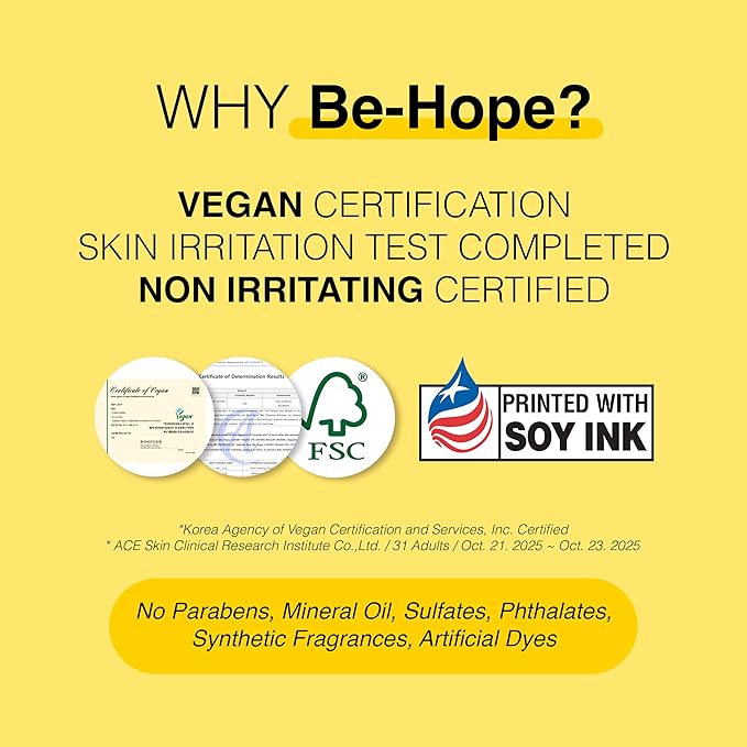 Be-Hope LUXURY Vegan Eye Lifting Roller Cream – Under Eye Brightening & Anti-Puffiness with Camellia Extract, Niacinamide & Adenosine – 30ml / 1.0 fl oz