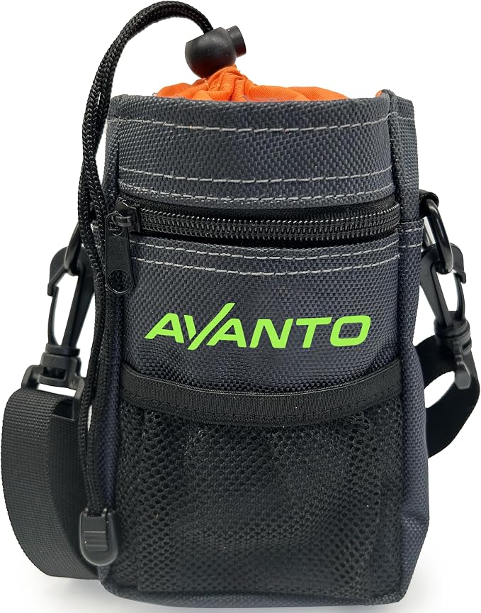 AVANTO Dog Treat Training Pouch – Versatile Dog Training Bag with Built-in Poop Bag Dispenser, Multiple Pockets, and Adjustable Strap – Ideal Dog Training Pouch for Treats, Toys, and Accessories