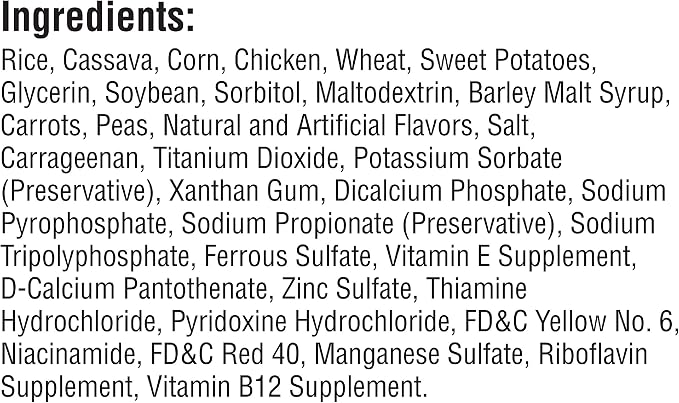 SmartBones Kabobz Rawhide-Free Dog Treat, Chicken, Pork, Duck, 12 Count | Highly Digestible, Vitamin & Mineral Enriched, Supports Dental Health, For Adult Dogs
