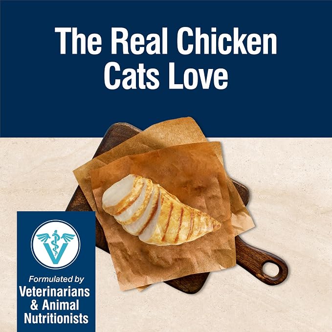 Blue Buffalo True Solutions Hairball Control Chicken Dry Cat Food, 11 lb | Adult Formula, Reduces Hairballs, Clinically Proven Prebiotic Fiber, Veterinarian Formulated