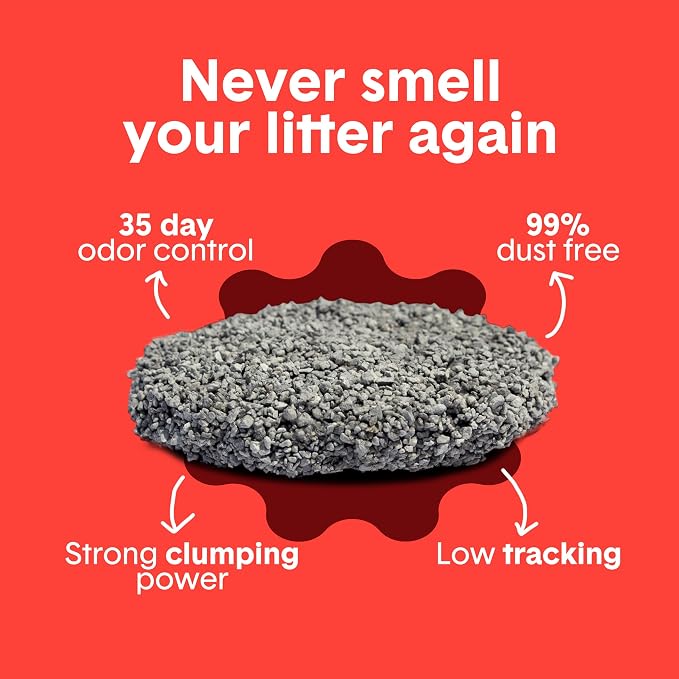 Boxie Extra Strength Clumping Cat Litter Multi Cat 35 Day Odor Control 16lb