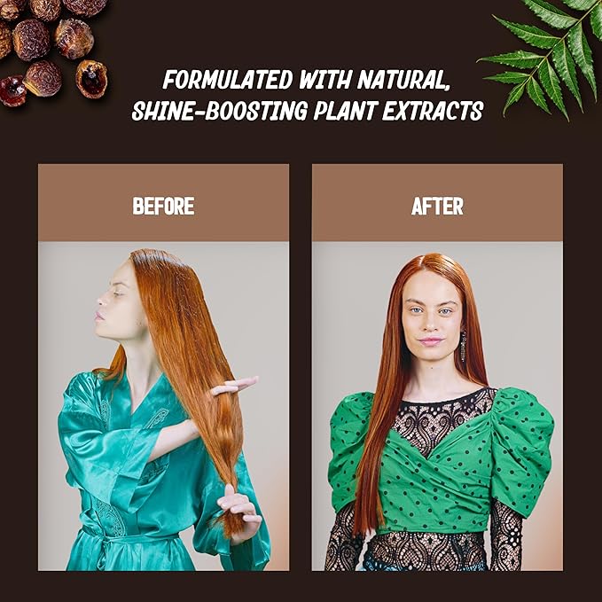 Nourishing Conditioner for Women & Men - Neem & Reetha Natural Ayurvedic Herbal Care - Repairs & Nourishes All Hair & Scalp Types - Daily Conditioning - Anti-Frizz - Adds Shine - 10 fl oz