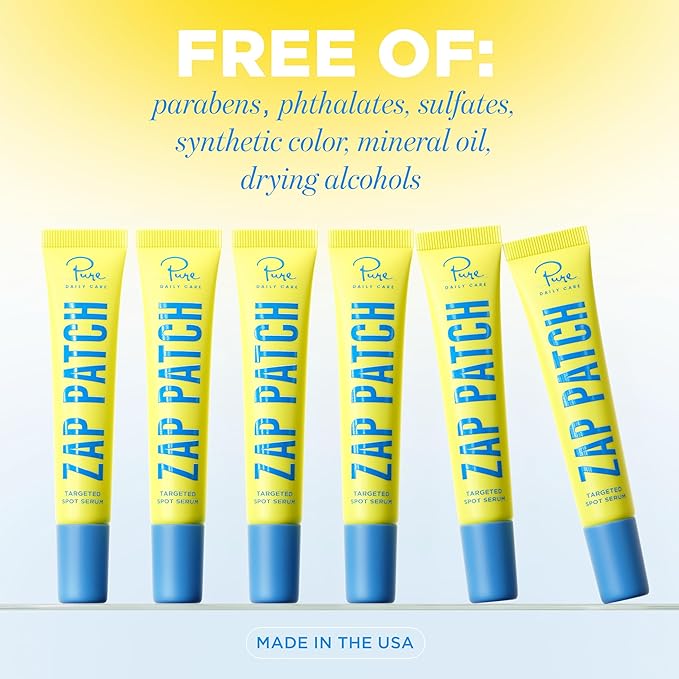 Zap Patch Targeted Spot Serum for Blemish-Prone Skin – Lightweight, Ultra-Sheer Formula to Reduce the Look of Redness, 20ml