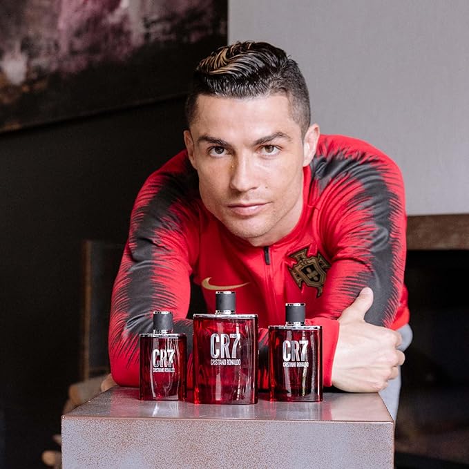Cristiano Ronaldo CR7 - Sporty And Modern Essence - Fresh And Woody Fragrance - Vibrant And Contemporary - Bold Sophistication In A Bottle - Long Wearing Aromatic Scent For Men - 1 Oz EDT Spray