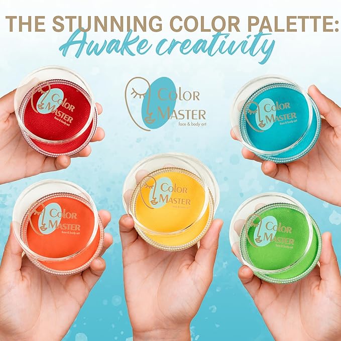 Face and Body Paint Pearl Gold(30gm) Non-Toxic High-Quality Paint for Children and Adults Halloween Makeup, Costumes, Festivals