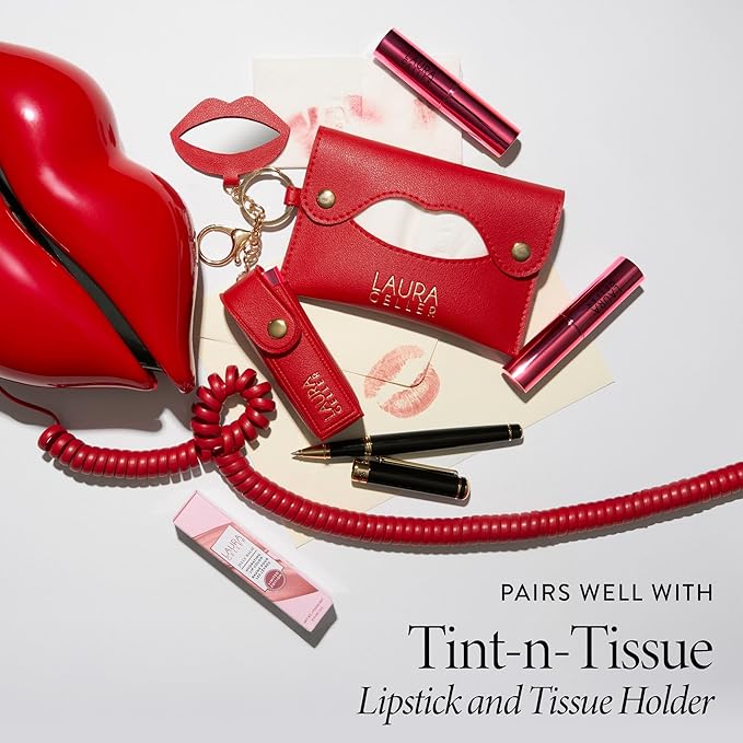 LAURA GELLER NEW YORK Jelly Balm Moisturizing Tinted Lip Balm - Kiss-n-Tell - Hydrating Vitamin E - Semi-Shine Finish (Valentine's Day Limited Edition)