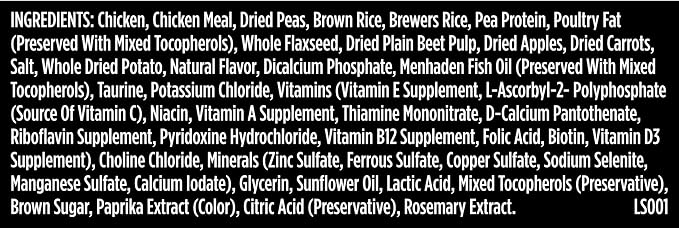 Nutrish Dish Dry Dog Food, Chicken Recipe, 23 lb. Bag (Rachael Ray) | Made with Dried Peas, Carrots & Apples And Contains No Added Corn, Wheat, Soy or Gluten Ingredients