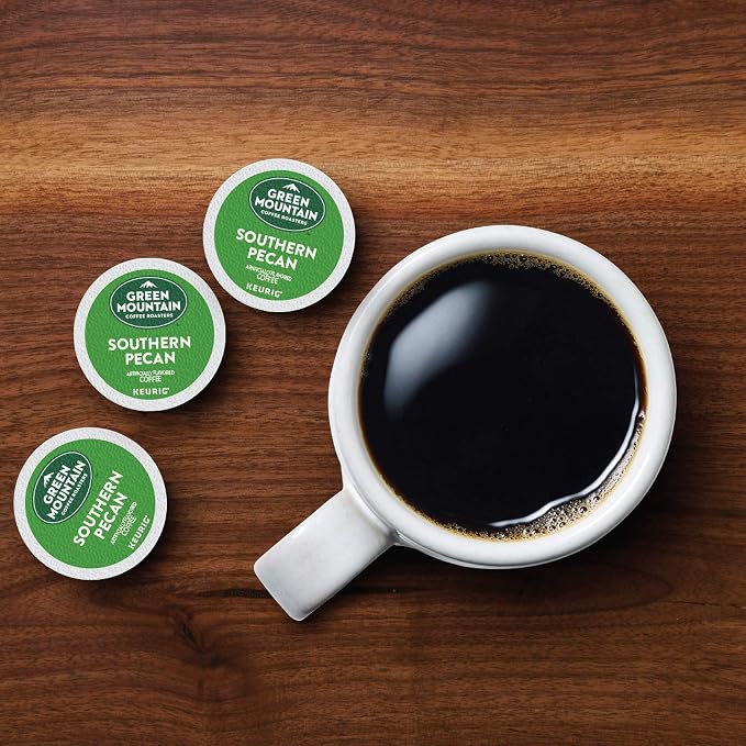 Green Mountain Coffee Roasters Southern Pecan Keurig Single-Serve K-Cup pods, Light Roast Coffee, 72 Count