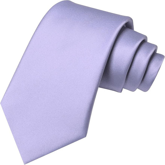 JEMYGINS Solid Color Tie Mens Necktie for Business and Wedding