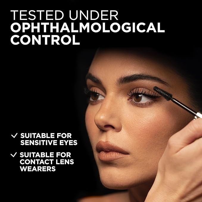 L'Oreal Paris Voluminous Panorama Mascara, Volumizing and Lengthening Mascara, Washable Longwear and Smudge Resistant Make Up, Black, 0.33 Fl Oz