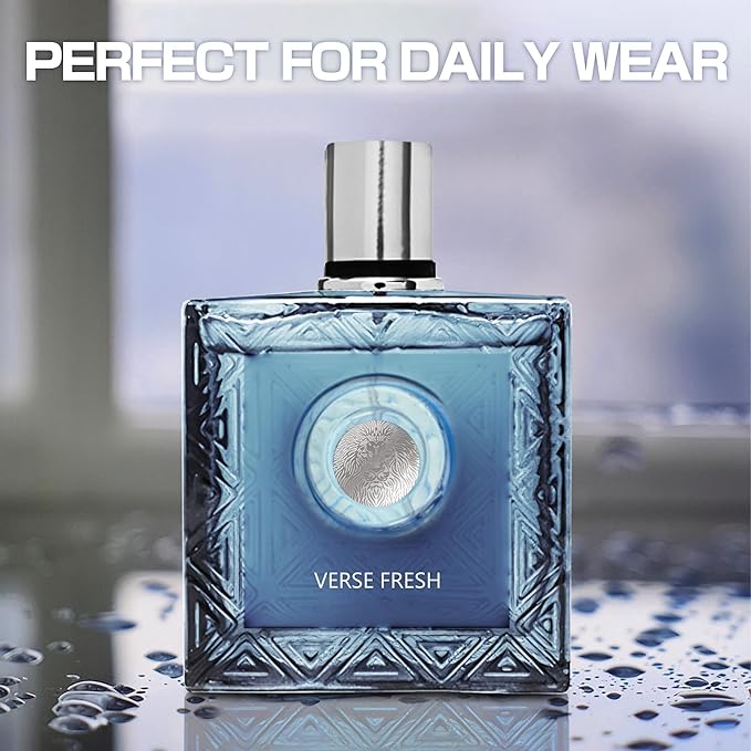 A CENTER Verse &Heroes Energy&Red Men's Cologne Gift Set | 4-Piece Luxury Eau de Parfum Collection 3.4 Fl Oz Each Perfume | Long Lasting Woody, Marine & Spicy Fragrance Portfolio