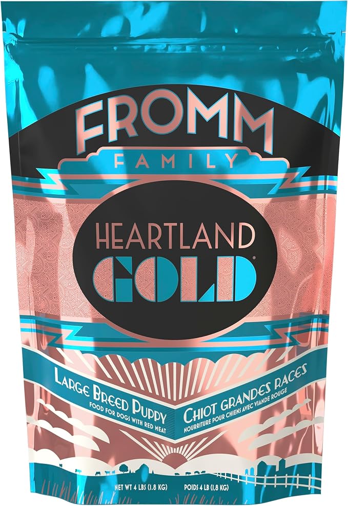 Fromm Heartland Gold Large Breed Puppy Dry Dog Food - Beef Recipe - 4 lb