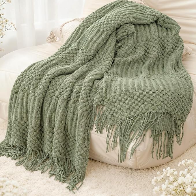 Birthday Gifts for Women Mom Wife Grandma Best Friend Daughter Sister Her | Get Well Soon Self Care Package, Christmas Sympathy Thank You Relaxing Spa Gift Basket w/ Fringed Blanket
