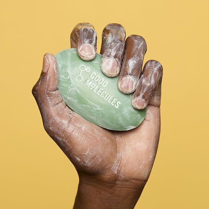 Good Molecules Brightening & Dark Spots Bar - Soap Free Face and Body Bar - Tranexamic, Kojic Acids and Niacinamide to Target Dark Spots - Skin Care