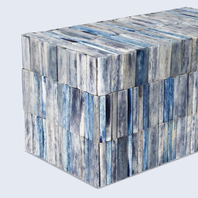 Handicrafts Home Decorative Organizer Box 10x5 – Large Keepsake Box with Lid, Modern Decorative Storage Box, Bohemian Coffee Table Décor, Jewelry & Memory Box, Decorative Accent Box for Home Décor