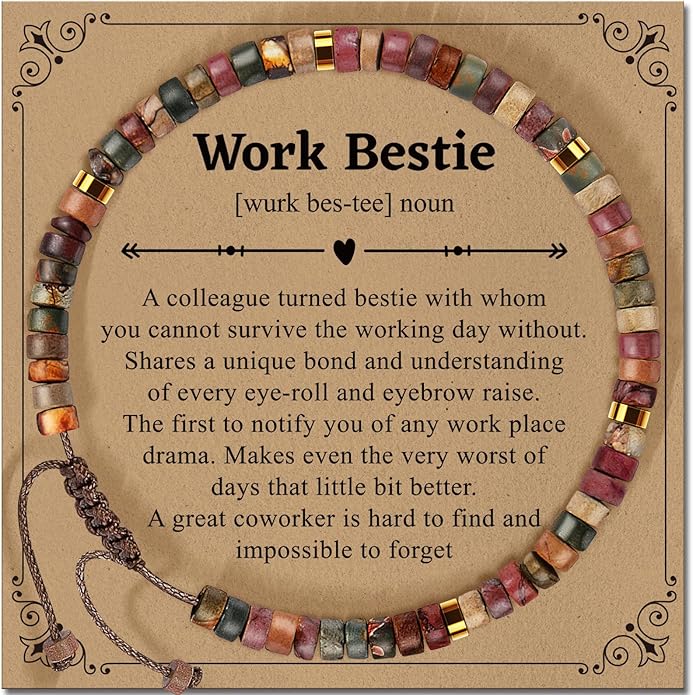 Inspirational Gifts Bracelets for Women: Valentines Mothers Day Birthday Gifts for Women Friends Sister Mom - Healing Natural Stone Beads Bracelets Thinking of you Get Well Soon Gift for Women