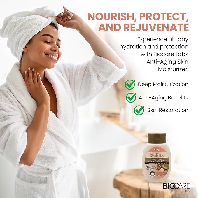 Biocare Body Butter with Cocoa Butter & Shea Butter, 8 fl oz