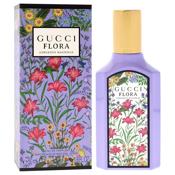 Gucci Flora Gorgeous Magnolia Eau De Parfum Spray for Women,1.6 Ounce