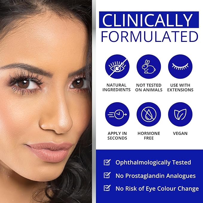 ADVANCED BROW & LASH SERUM SET - Eyelash Growth Serum + Eyebrow Growth Enhancer - Hormone-free Peptide Formula for Longer Natural Lashes & Fuller Eyebrows - Sérum de Pestañas y Cejas by DERMAWORKS