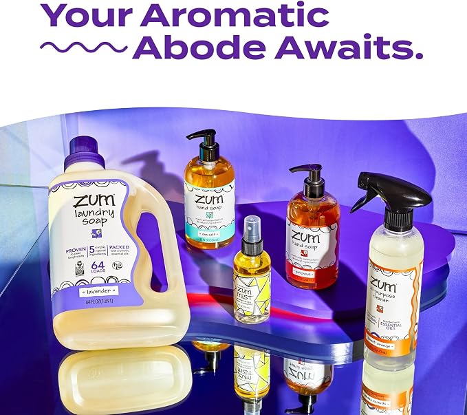 Indigo Wild Zum Mist Room & Body Spray - Aromatherapy Essential Oil Spray - Natural Body Mist & Room Spray - Sandalwood-Citrus Scent - 4 fl oz