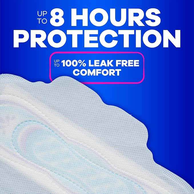 Always Ultra Thin Size 3 Extra Long Super Pads with Wings Unscented, 28 Count