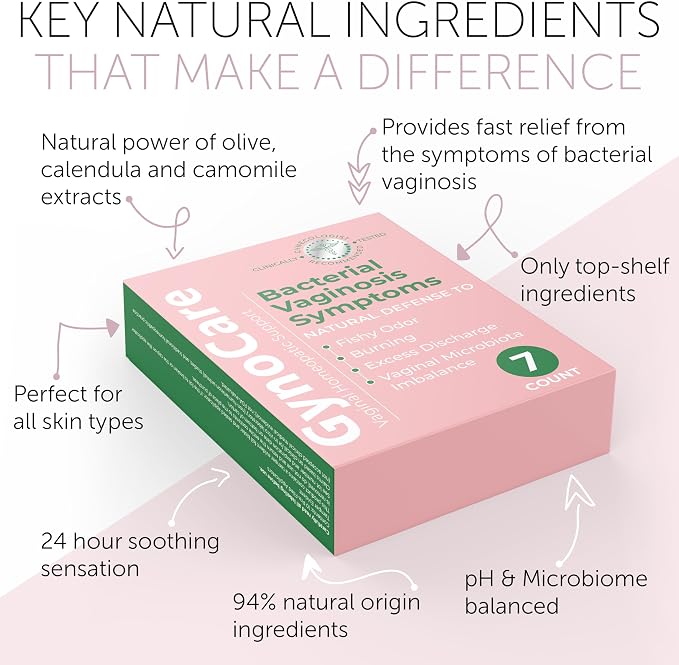 Bacterial Vaginosis Symptoms Relief | BV For Women | Natural Homeopathic Vaginal Ointment for Odor, Itching, BV, and Vaginal Microbiota Imbalance | 7 Pre Filled Applicators