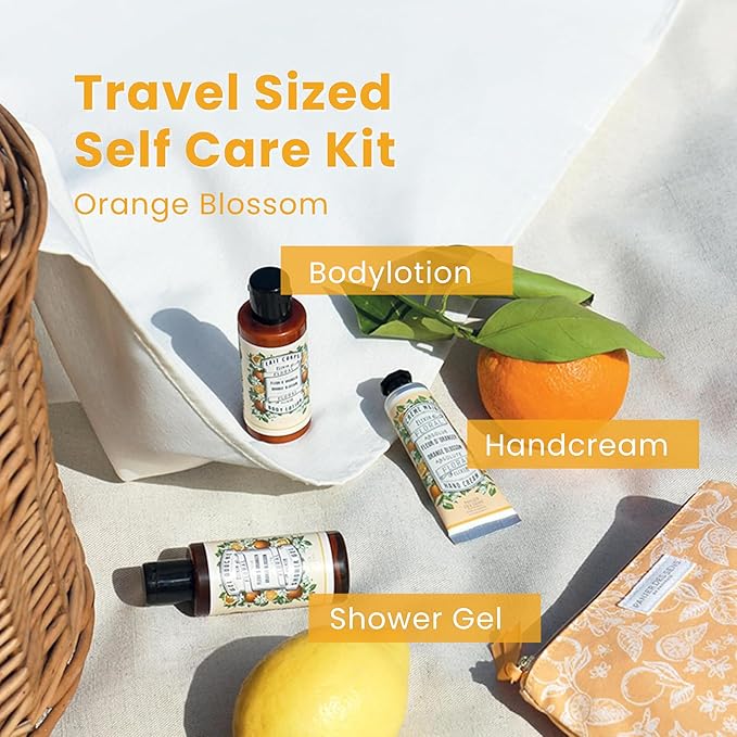 Panier des Sens Body Lotion, Moisturizer - Made in France 97% natural - 8.45 Floz/250 ml (Orange Blossom Set)