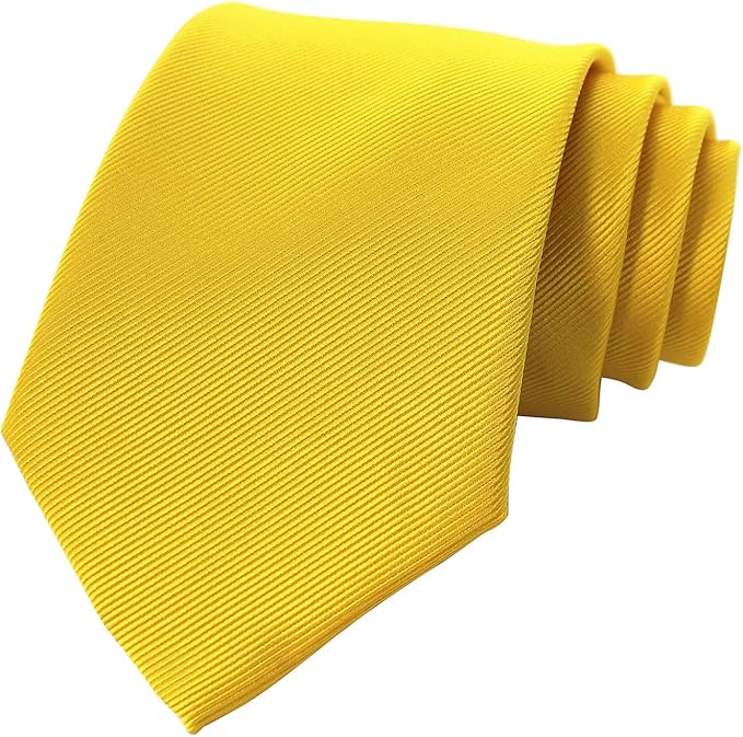 RBOCOTT Solid Color Tie Formal Necktie for Men